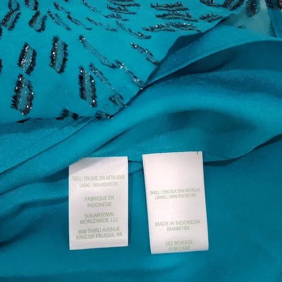 Lilly Pulitzer dressy v-neck silk tank sz XXS - Picture 7 of 8